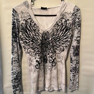 Daytrip long sleeve thermal hoodie Size L